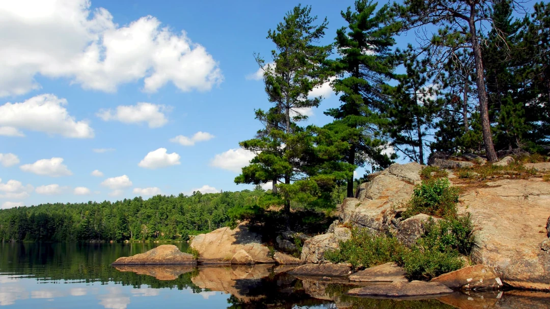 Canadian shield lake