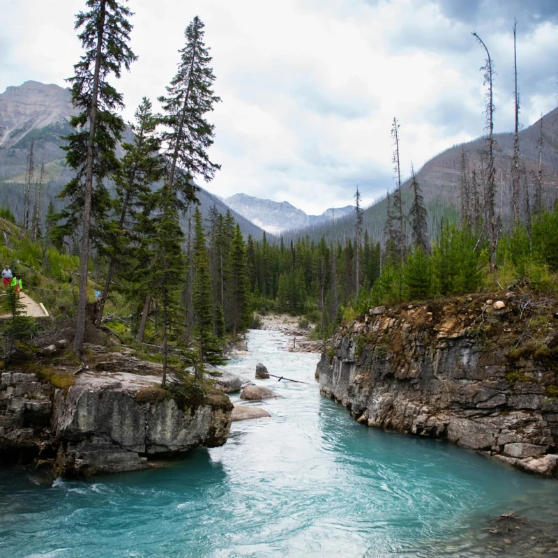 Marble Canyon in East Kootenay, BC, Canada